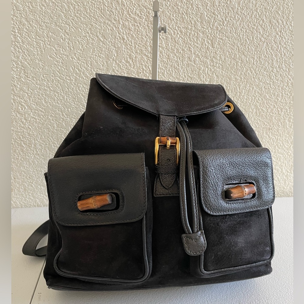 Gucci vintage Bamboo backpack